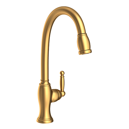 Newport Brass Jacobean Prep/Bar Faucet Pull-Down: Satin Bronze
