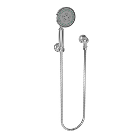 Newport Brass 280T/04 Satin Brass - PVD 1.8 GPM Single Function Hand Shower  Package - Includes Hand Shower, Slide Bar, and Hose 