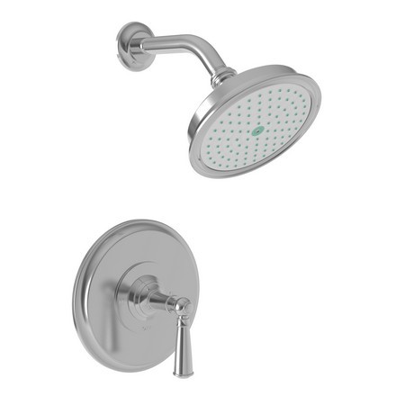 Newport Brass Pavani Balanced Pressure Shower Trim Plate w/ Handle Satin  Brass PVD - 4-3104BP/04