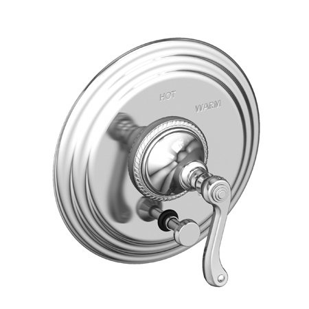 Amisa - Balanced Pressure Tub & Shower Diverter Plate with Handle 