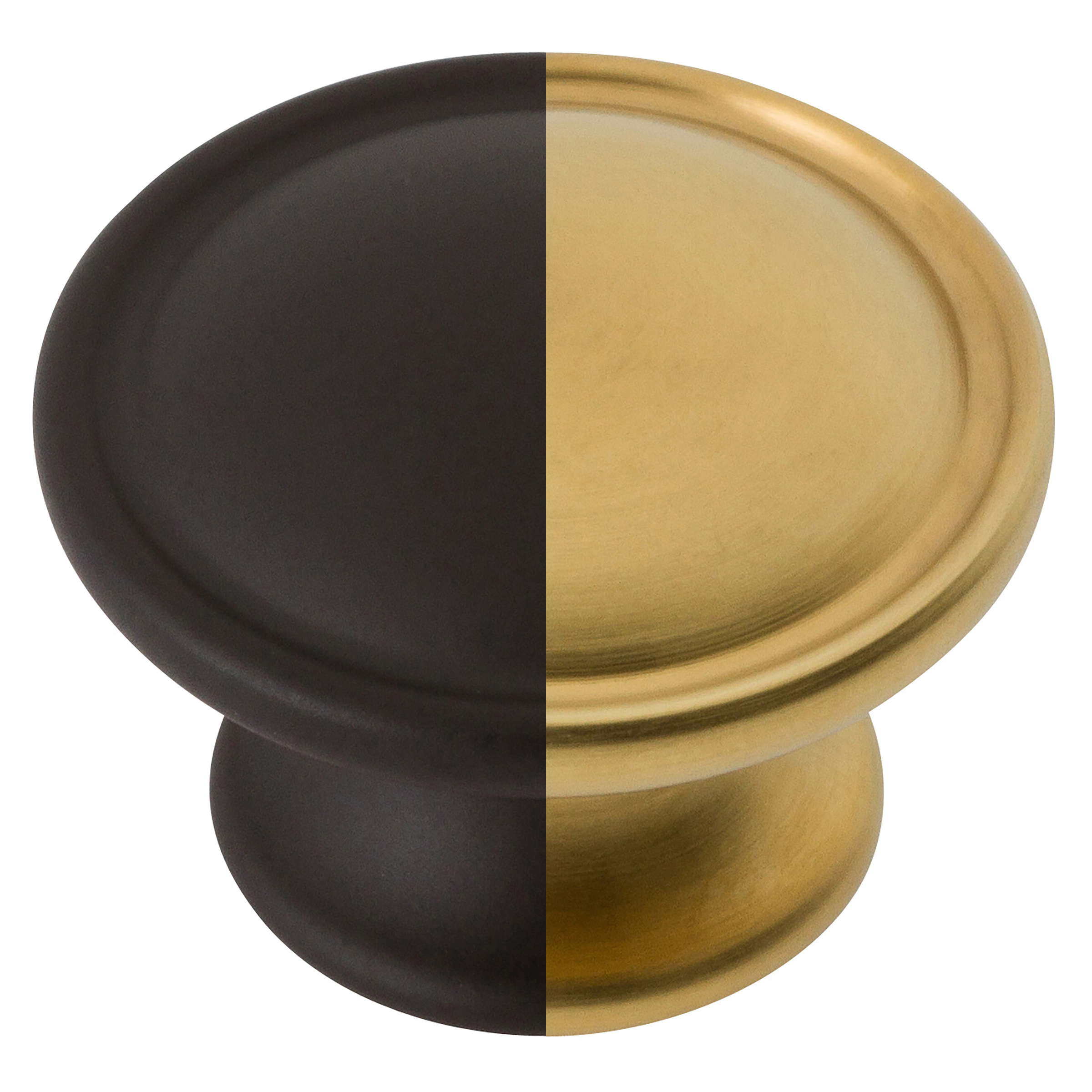 Flat Black x Satin Brass - PVD