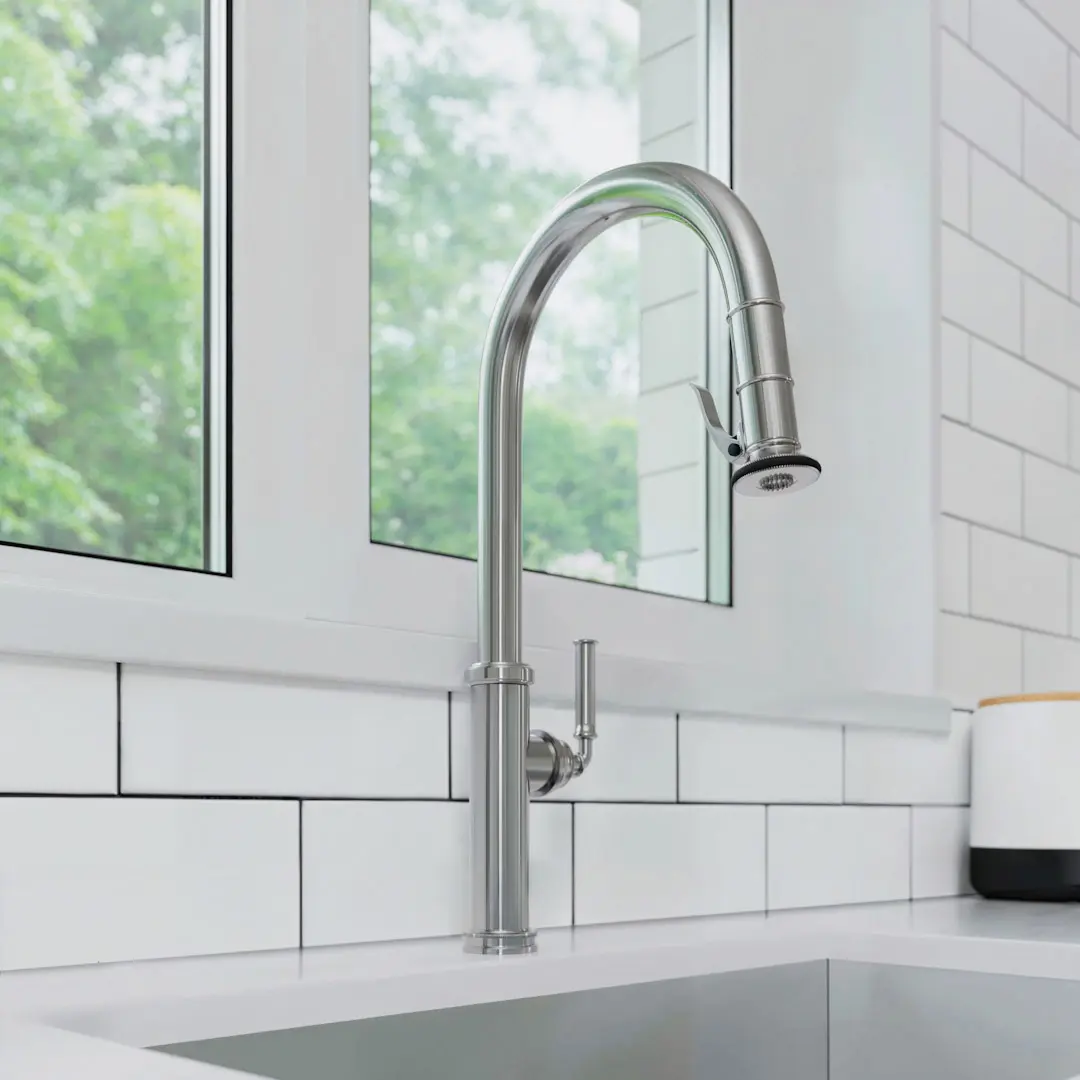 chrome faucet